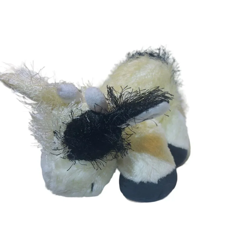 Webkinz Gamz Lil' Kinz Black & White‎ Cow 8” Beanie Plush Stuffed Toy No Code